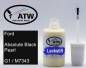 Preview: Ford, Absolute Black Pearl, G1 / M7343: 20ml Lackstift, von ATW Autoteile West.